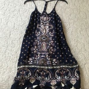 navy blue dress